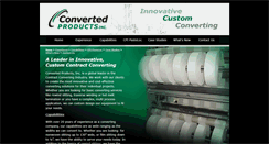 Desktop Screenshot of convertedproducts.com
