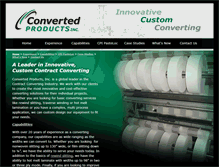 Tablet Screenshot of convertedproducts.com